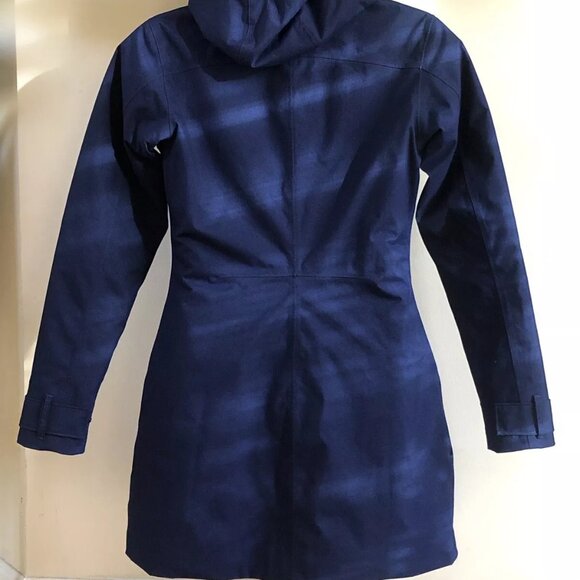 Patagonia Vosque 3-in-1 Parka Coat Jacket W/Liner Women's Size Small Navy Blue - Picture 9 of 10